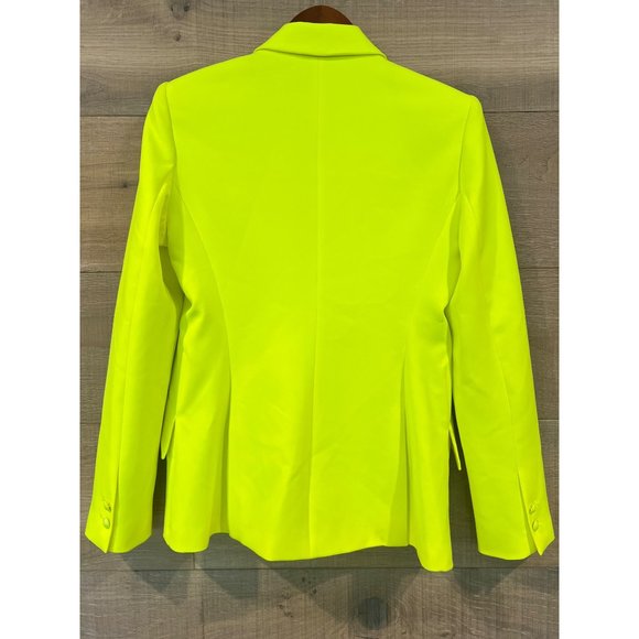 NWOT L'AGENCE Chamberlain Blazer in Chartreuse size 4 - Picture 8 of 10